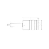 Quick Change Tapping Chuck with Length Compensation   MTA2-TC312-46~(MTA5-TC1433-103) - Makotools Industrial Supply Tools for Metal Cutting